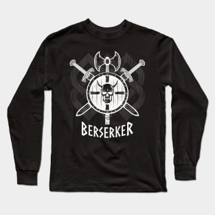 Berserker Viking wild warrior Long Sleeve T-Shirt